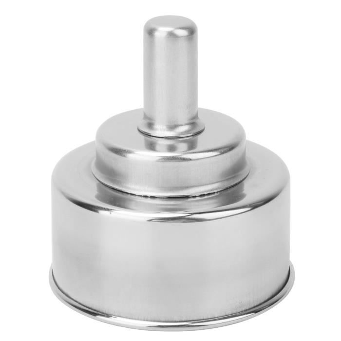 Lampe à Alcool 400ml En Acier Inoxydable - Anti-Explosion - Avec Mèche Et Vis Cuivre - Pour Labo Ou DIY