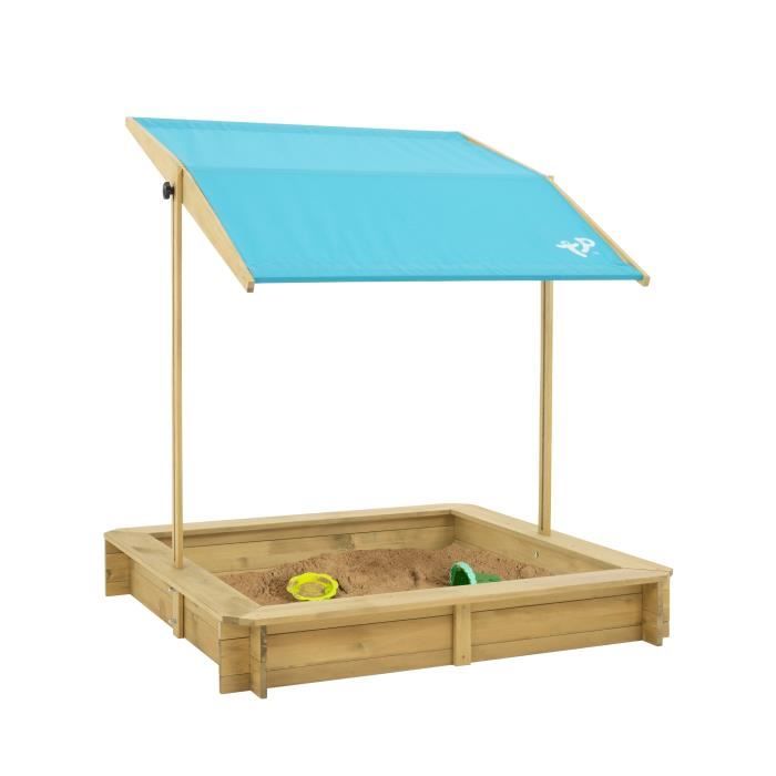 Bac à sable enfant TP avec toit pliant anti-UV - Marque MOOKIE - Dimensions  117x117x117 cm - Cdiscount Jeux - Jouets