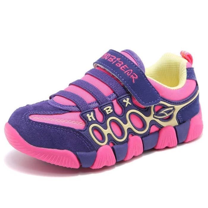 Baskets Mode Enfant Filles Chaussure de Course Gar/çons Chaussures de Marche Respirantes
