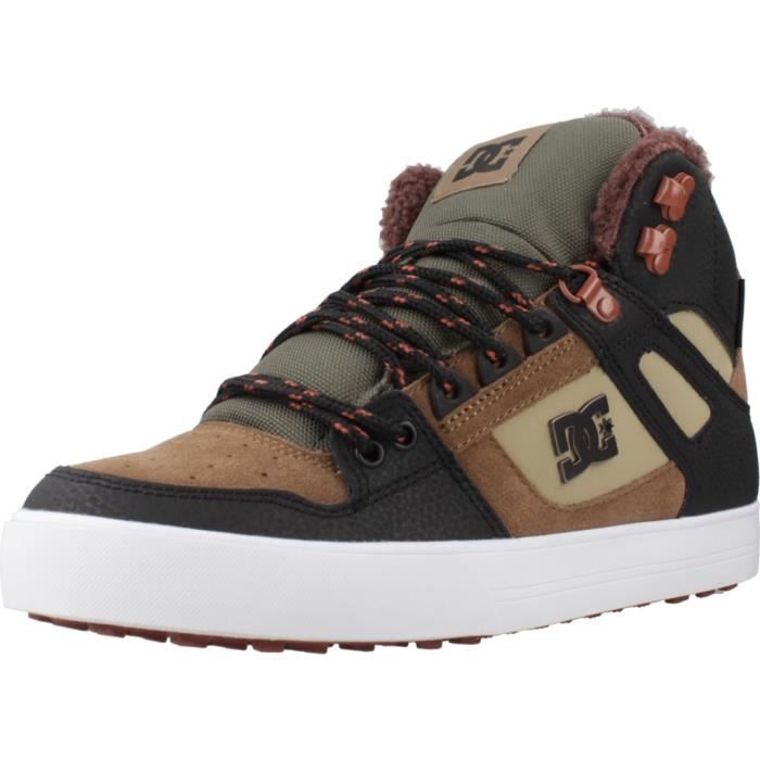 Baskets montantes DC SHOES PURE HIGH-TOP WC WNT Marron Homme