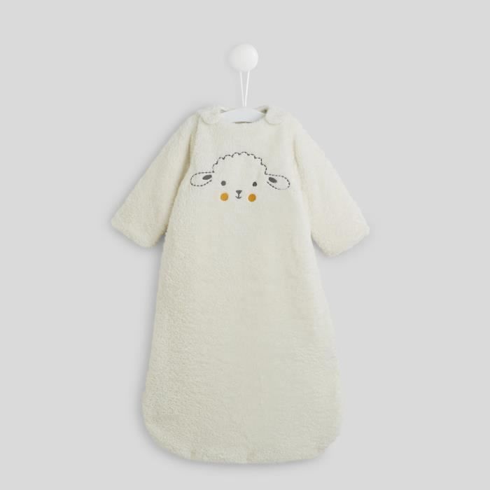 Bout Chou Gigoteuse Brodee Ecru Cdiscount Puericulture Eveil Bebe