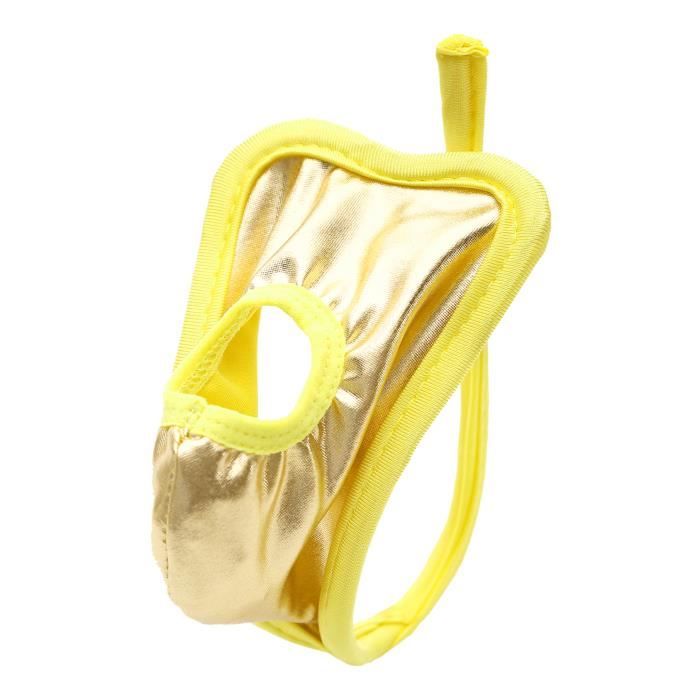 Slip Uomo Effetto Latex – Nero, In Elasthanne, Vita Bassa, Look Wet, Per Notte O Intimo