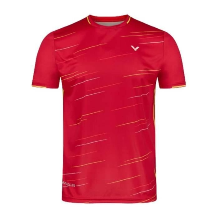 t-shirt homme victor t-23101 d - rouge - xl - multisport - victor