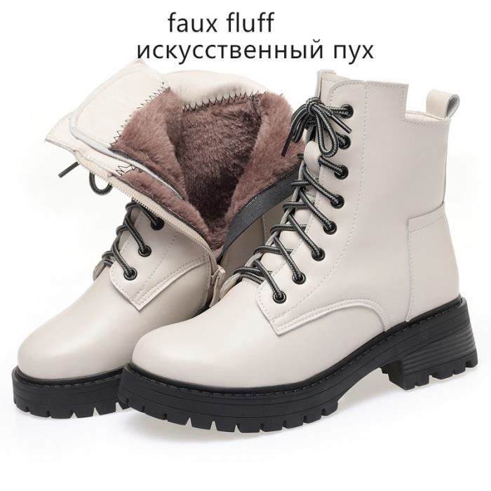 Botte bottes d hiver grande taille pour femme chaussures de neige