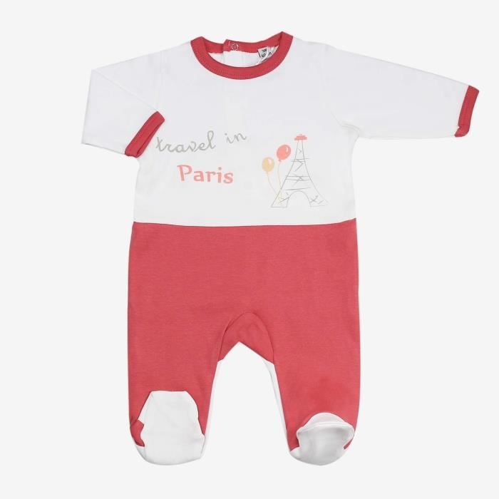 Pyjama bébé blanc 1 mois Mam'zelle Bou - Sauthon - Cdiscount Prêt