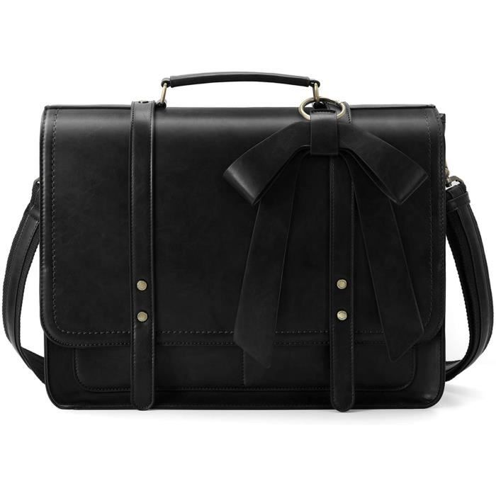 Sac cartable noir femme top