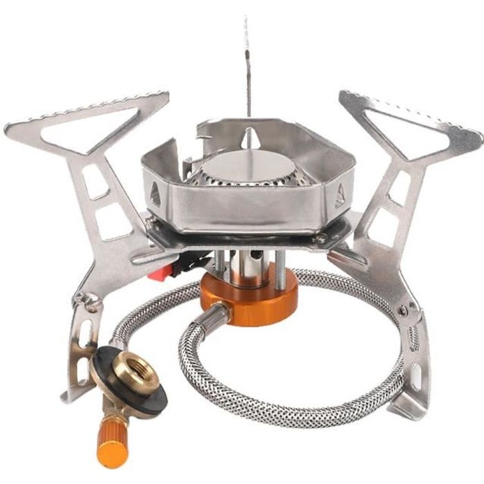 Brûleur à Gaz Portable – Pour Camping, Picnic, Barbecue, Cuisine En Extérieur