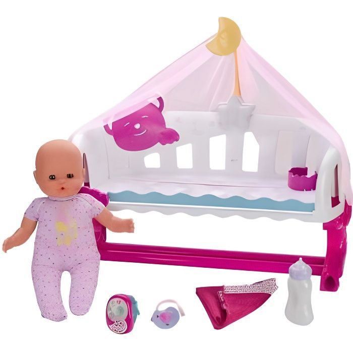 Coffret bébé 20 cm avec accessoires