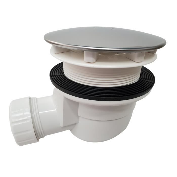 Siphon douche pour receveur Ø90mm sortie horizontale Ø50