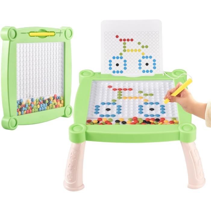 Tableau Magnétique à Dessin ANDAST – 1-3 Ans – Pieds Amovibles – Effaçable – Jouet éducatif Bébé Fille Garçon