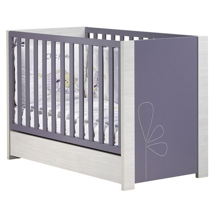 Lit Bebe 1x60 Opale Figue Cdiscount Puericulture Eveil Bebe