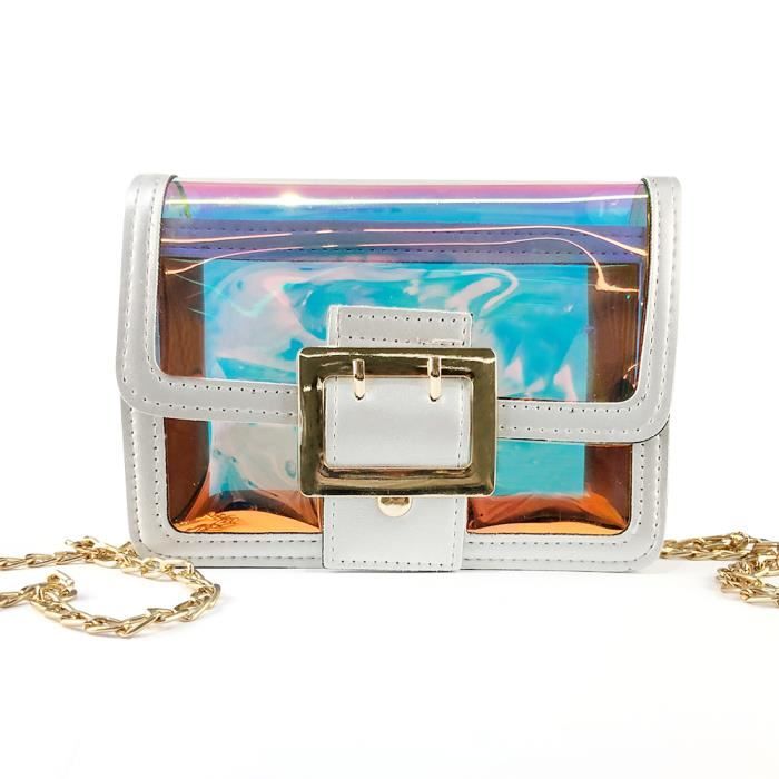 Sac à Bandoulière Transparent Alien Generisch - Pour Femme Et Enfant, Style Futuriste, Dimensions 15x17x6 Cm