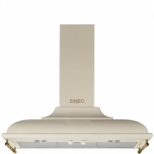 Hotte Décorative Murale Smeg KC19POE – Débit 788 m³/h, 3 Vitesses, Crème - vue 3