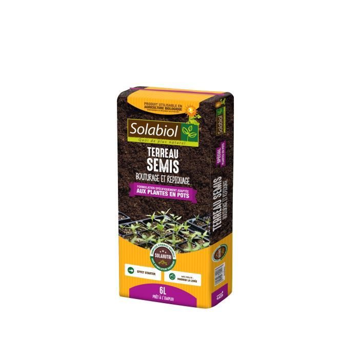 Solabiol TERSEMI6 Tierra para macetas ultrafina 6 litros