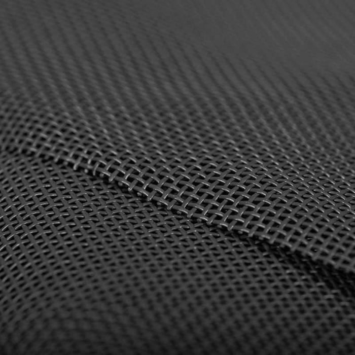 Toile Grille textilène Noir/doré pour mobilier