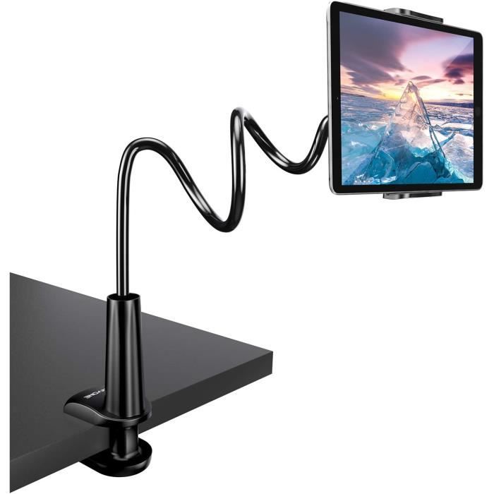 Support Tablette Et Smartphone Col De Cygne 100cm - Universel Rotation 360° Flexible Et Robuste