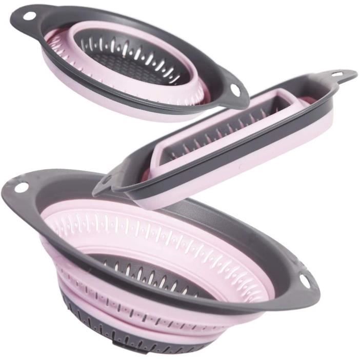 Panier De Lavage De Fruits Et LéGumes, 2 PCS Panier De Passoire Pliable Rond Retractable Grand Petit Panier De Vidange Pour Legumes Fruits Cuisine 90506980 Panier De Lavage De Fruits Et LéGumes, 2 PCS Panier De Passoire Pliable Rond Retractable Grand Petit Panier De Vidange Pour Legumes Fruits Cuisine 90506980