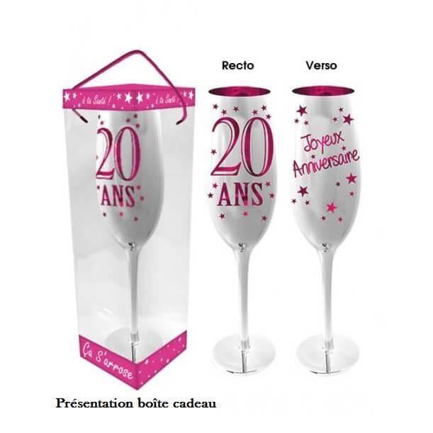 Flute Anniversaire ans Fuchsia X1 Ref Flcr02 Cdiscount Maison