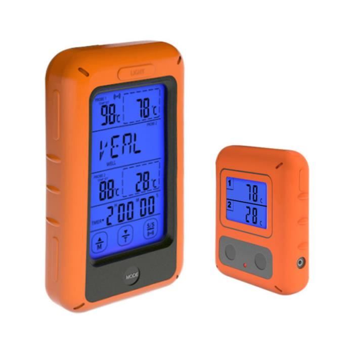 KEL thermomètre pour barbecue Thermomètre Alimentaire Accessoires de