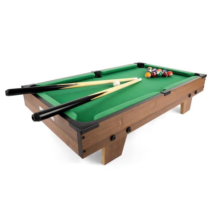 Mini Table De Billard / Billard Portable De 54,3 Po Se Pliant Avec Tous