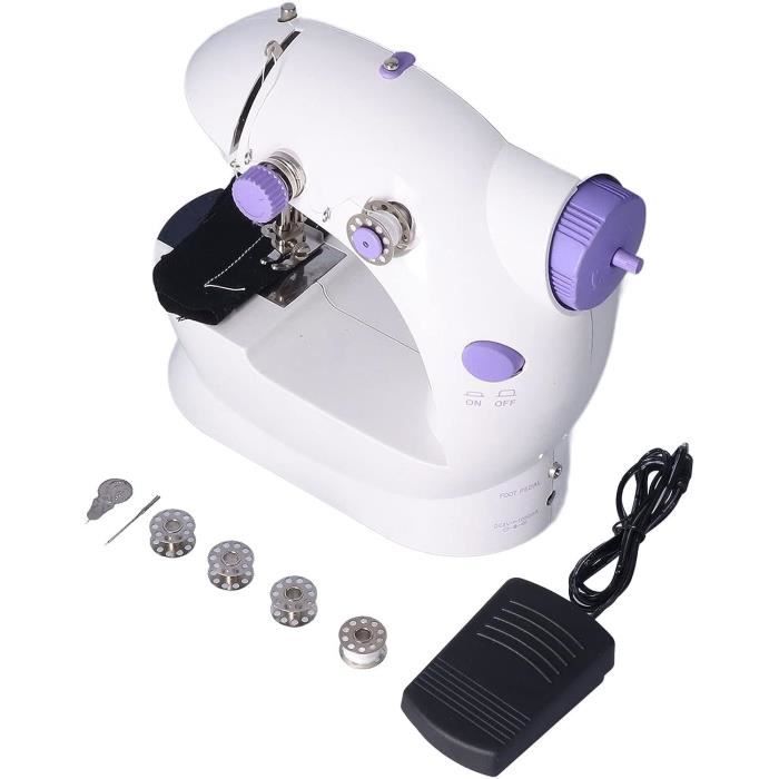 Mumisuto Machine à coudre portable, mini machine à coudre, agrafeuse électrique portable pour tissus, accessoires de couture inclus, facile à utiliser et rapide, pour débutants, bricolage Mumisuto Machine à coudre portable, mini machine à coudre, agrafeuse électrique portable pour tissus, accessoires de couture inclus, facile à utiliser et rapide, pour débutants, bricolage