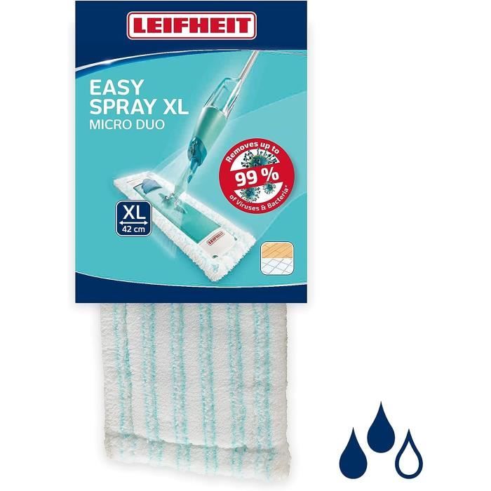 Housse Pour Balai Chenille 23 Cm – Microfibre Bleu Paon, Pratique Et Facile à Nettoyer - 5