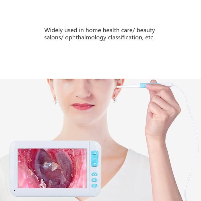 Oto-caméra Numérique Pour Nettoyage D'oreilles - Appareil à Cérumen Avec écran, Confortable Et Sûr