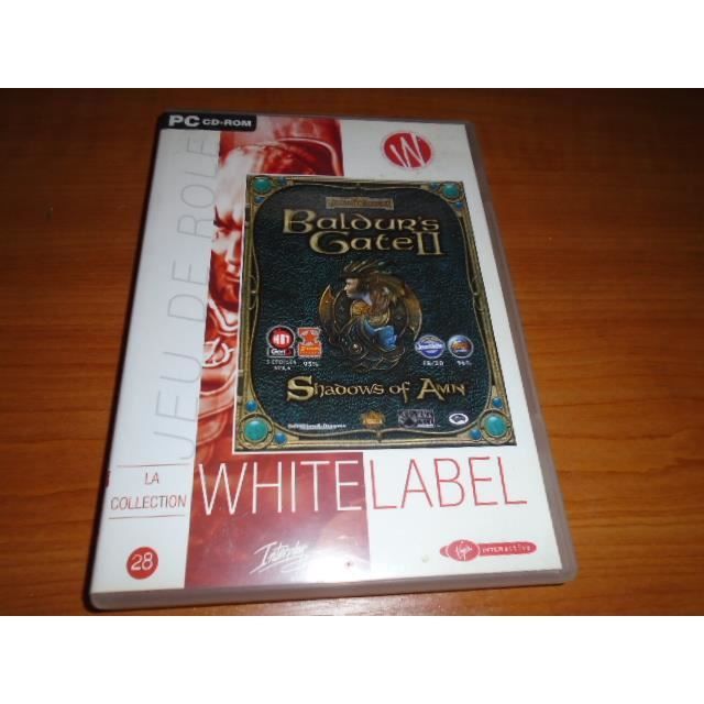 BALDURS GATE 2 SHADOWS OF AMN WHITE LABEL