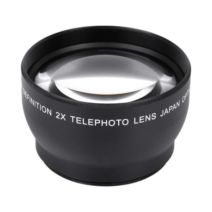 Somikon Téléobjectif HD 2X CVL-20.tel – Verres Traités Antireflet, Monture Aluminium, Clip Universel Pour Smartphone, 46g
