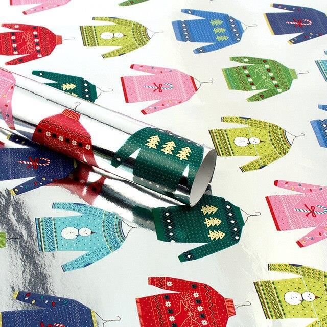 Lot 6 Feuilles Papier Cadeau Football – 70x50 Cm – Emballage Anniversaire Enfant Garçon – Motif Fun & Coloré