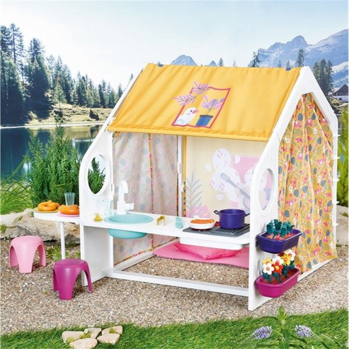 Baignoire BABY Born Avec Effets Lumineux Et Sonores - Accessoire Poupée 36-43cm - Inclut Canard Et Oreiller