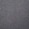SALE | Nickel Banc avec Coffre de rangement - Coffre de stockage 116 cm Gris clair Polyester MAF140941-1