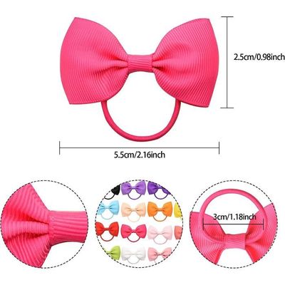 Barrette à Cheveux élastique Ou Broche Avec Un Joli Nœud Papillon En Satin Bordeaux - Fait Main En France