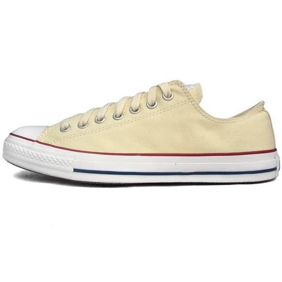 Chaussures Converse All Star Ox Basse Ecru Textile Adulte