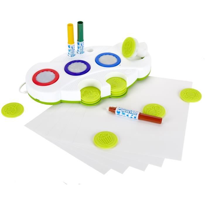 Oscar Le Poulpe Créateur De Mandalas CRAYOLA - Jeu Créatif Avec Pochoirs Et Feutres - Pour Enfants 4-7 Ans