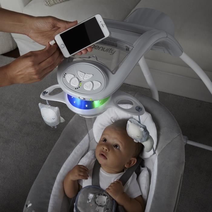 Balancelle bébé électrique - INGENUITY - DreamComfort - Braden -  Balancement dans 3 directions