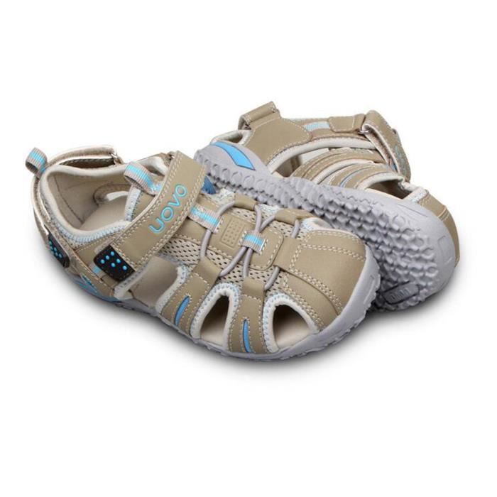 MBF Sandales Garcon Fille Enfant Ete Chaussures de Sport Bout Ferme Antiderapant Sandales de Randonnee Plage Sandales Gris Cdiscount Sport