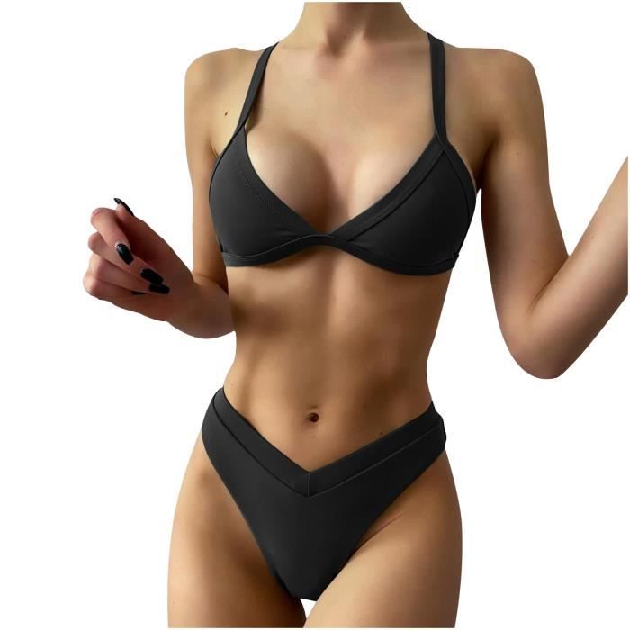 Ensemble de bikini la mode pour femmes Maillot de bain deux