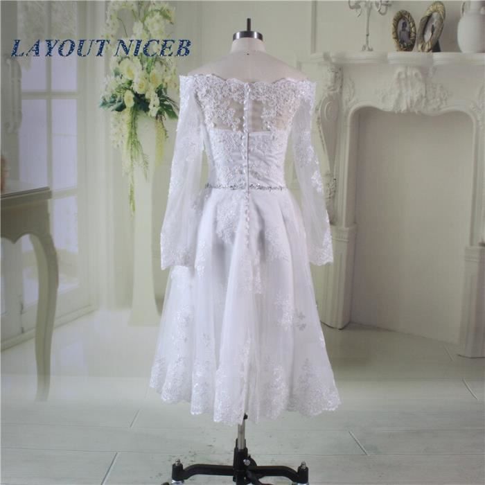 Robe blanche vintage dentelle on sale