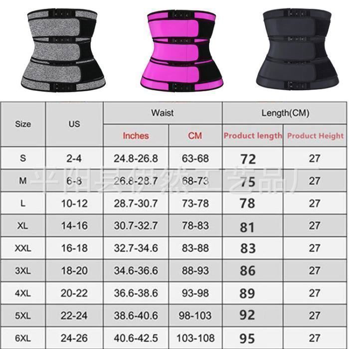 Ceinture Sudation Femme - Gaine Amincissante Ventre Plat Réglable - Corset Minceur Postpartum - 9