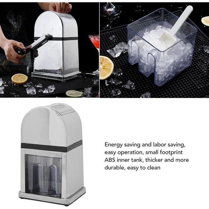 Broyeur À Glace Manuel, Mini Rasoir À Glace Domestique, Machine À Glace