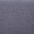 SALE | Nickel Banc avec Coffre de rangement - Coffre de stockage 116 cm Gris clair Polyester MAF140941-2