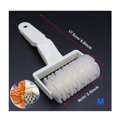 Coupeur de rouleau de treillis, outils de pâtisserie de cuisson de ménage de treillis de rouleau de pâte à biscuits de pizza de tarte (coupeur de treillis en plastique Coupeur de rouleau de treillis, outils de pâtisserie de cuisson de ménage de treillis de rouleau de pâte à biscuits de pizza de tarte (coupeur de treillis en plastique