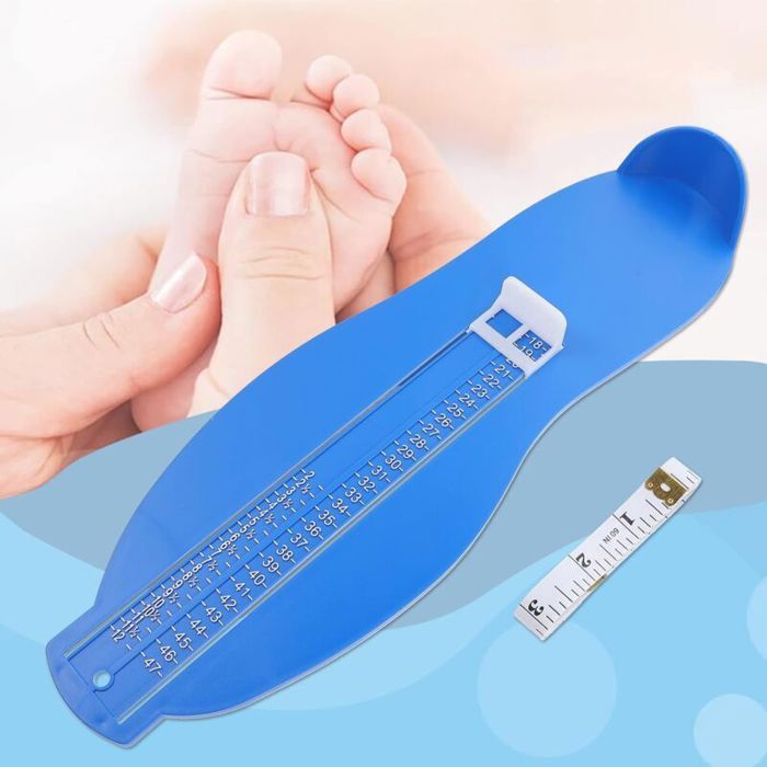 Mètre à Pied Pour Chaussures - Mesure Bébé, Enfant, Adulte, Plastique, 34 Cm