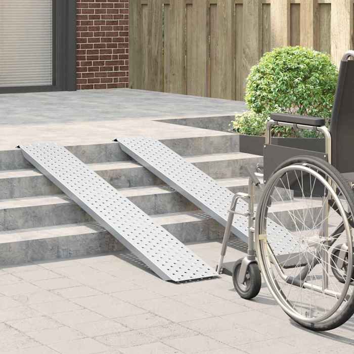 ABI Ramp de Chargement Argent 159 x 23 x 5 cm Acier galvanisé ...