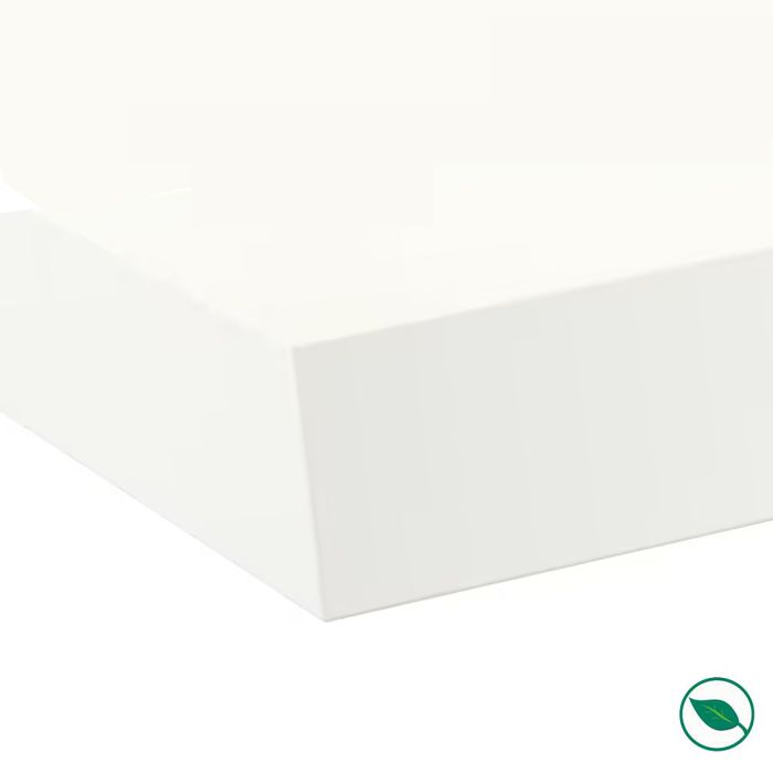 Plan de travail stratifié HPL blanc FORESTEA 3000x650x38mm FSC résistant aux rayures et