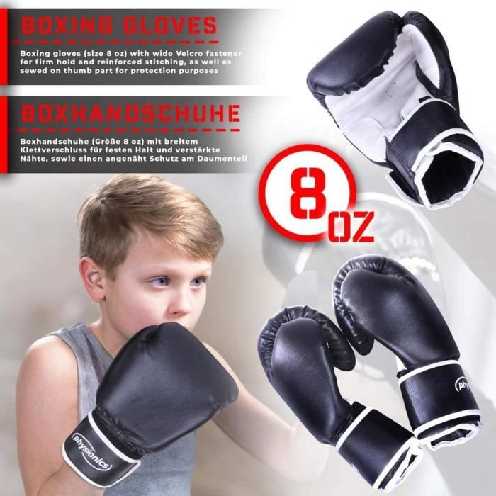 Kit de gants de boxe pour enfants Sac de frappe Décompression