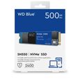 WD Blue™ - Disque SSD Interne - SN550 - 500Go - M.2 NVMe (WDS500G2B0C)-3