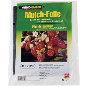 Film De Paillage Connex 10 X 1,2 M Noir - Protection Anti-Mauvaises Herbes