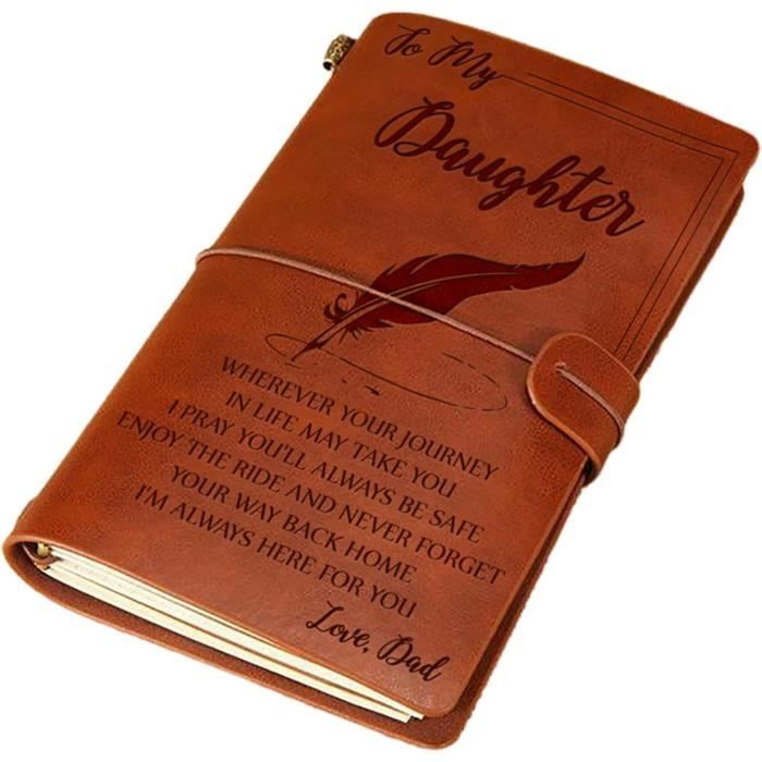 Carnet de Notes en cuir véritable pour les femmes à écrire